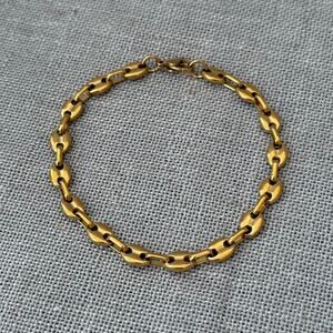 Cuban link style charm stainless